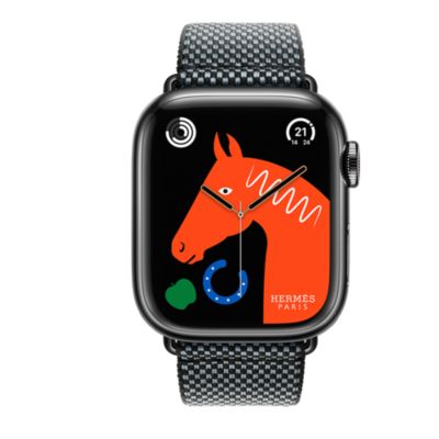 Series 9 ケース スペースブラック & Apple Watch Hermès シンプル 
